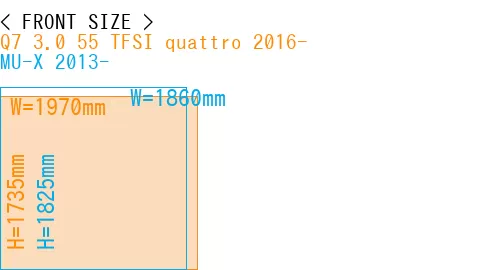 #Q7 3.0 55 TFSI quattro 2016- + MU-X 2013-